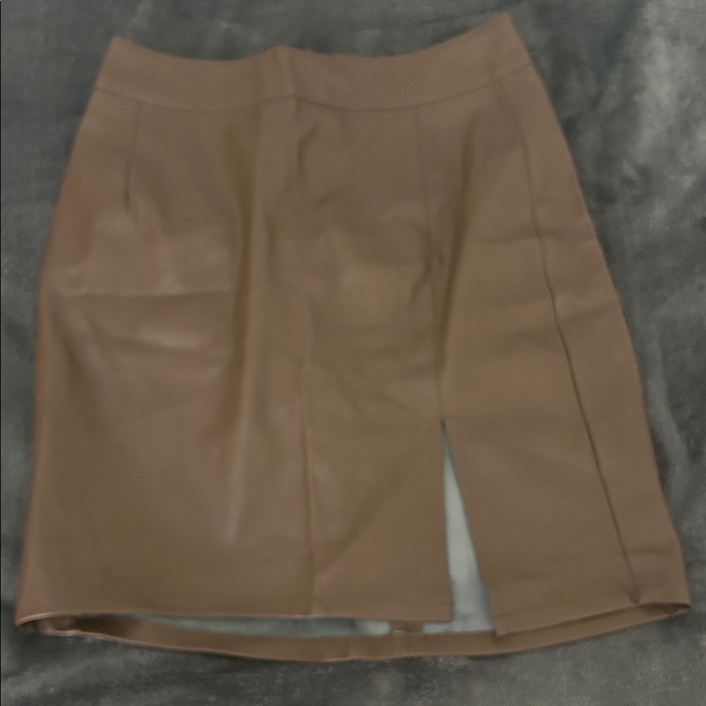 Chic Tan Pencil Skirt for Women
